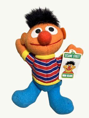 Sesame Street Ernie Mini Beans Plush Toy Kellogg's Promotion